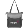 Promotional Two-Tone Promotional Campaign Tote Bag Gray/Black B602