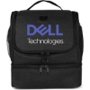 Promotional ChillMate Double Deck Lunch Bag with Mesh Pockets Black B610