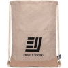 Custom Taylor RPET Drawstring Backpack - Khaki with Logo B616
