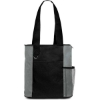 Promotional Axel RPET Tote with Bottle Holder Gray/Black B618