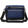 Promotional 12-Can Carter RPET Lunch Bag Cooler Navy Blue/Black B641