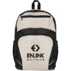 Promotional OceanTide Recycled Backpack White/Black B670