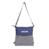 Promotional Ocean Plastic Two Tone Backpack Tote Navy Blue/Gray B671