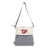 Promotional Ocean Plastic Two Tone Backpack Tote White/Gray B671