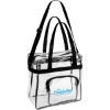 Promotional The Everything Clear Vinyl Tote Bag Black/Clear B705