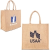 Custom Arlo Jute Tote Bag with Logo B719