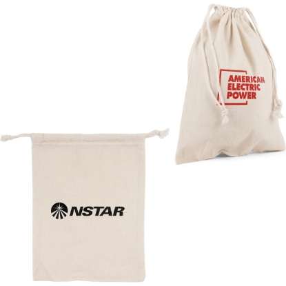 Custom KeepSafe Cotton Pouch with Logo B737