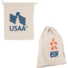 Custom PureCotton Drawstring Pouch with Logo B738