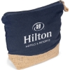 Promotional JuteCraft Eco Pouch Navy B739