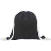 Promotional Recycled Threads Drawstring Bag Black B740