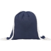 Promotional Recycled Threads Drawstring Bag Navy B740