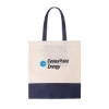 Promotional Recycled DuoTone Shopper Tote Navy B741