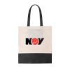 Promotional Recycled DuoTone Shopper Tote Black B741