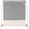 Promotional TwinTone Recycled Cotton Drawstring Bag Black B743