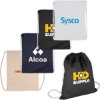 Custom SimpleCarry Cotton Drawstring Bag with Logo B751
