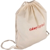 Promotional SimpleCarry Cotton Drawstring Bag Natural Beige B751