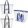 Custom ClearVue EVA Zipper Tote with Logo B771