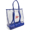 Promotional Luxe Button-Top Tote with PU Leather Trim Blue B772