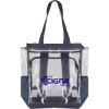 Promotional LuxeGuard EVA Backpack Clear/Black B774