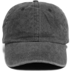 Promotional Buckle Strap Denim Cotton Baseball Cap Black D203-FD