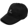 Promotional Promo Poly-Cotton 6 Panel Velcro Strap Baseball Cap Black D206
