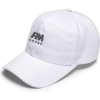 Promotional Promo Poly-Cotton 6 Panel Velcro Strap Baseball Cap White D206