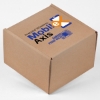Promotional Screen Printed Corrugated Box Small 6x6x4 For Mailers, Gift Brown GL2005-18