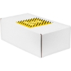 Promotional Screen Printed Corrugated Box Medium 11x6.5x4 For Mailers, White GL2008-00