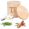 Custom Bamboo Essence Soy Candle with Logo H106
