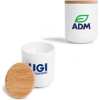 Custom AromaHaven Ceramic Soy Candle with Logo H107