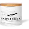 Promotional ZenGlow Soy Candle in Plaster Jar White H108