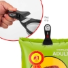 Promotional Collapsible Silicone Pet Food Scoop & Bag Clip Black/Gray H118