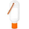 Promotional 1 oz 30 SPF Carabiner Sunscreen Orange H315