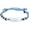 Promotional Be Brave Eco Bracelet Silver/Black/White/Blue H367