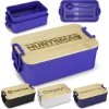 Custom BambooNest Double Deck Lunch Box with Logo H450