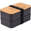Promotional Wheat Straw Bento Box Black H458