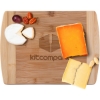 Custom The Brisbane 11-Inch Two-Tone Deluxe Bamboo Cutting Board with Logo H461