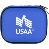 Promotional 36pc First Aid Kit with EVA Soft Zipper Case Blue H690