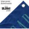Promotional 12x12 Microfiber Terry Towel - 300GSM Blue H739