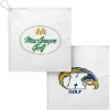 Promotional 12x12 Golf Towel With Grommet - 200GSM White H740