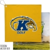 Custom 12x12 Sublimated Golf Towel w/Grommet - 200GSM - Sublimation with Logo H740S