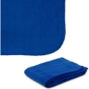 Promotional 260g Anti-Pill Embroidered Fleece Throw Blanket 50 x 60 Blue H803