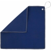 Promotional 12x12 Recycled Golf Towel with Carabiner Blue H812