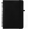 Promotional 5x7 Premium UltraHyde Leather Notebook with Pen Holder Black JT129