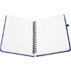 Promotional 5x7 Premium UltraHyde Leather Notebook with Pen Holder Blue JT129