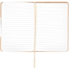 Promotional 5x7 Maui Faux Bamboo Notebook with Phone Holder Bamboo Brown JT137