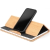 Promotional 5.8x8.3 Maui Faux Bamboo Notebook with Phone Holder Bamboo Brown JT138