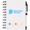 Promotional EcoNote Milk Carton Journal Book with Sticky Note and Pen White JT139