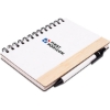 Promotional EcoJot Milk Carton Journal Book with Pen White JT140