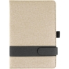Promotional MagnaFold A5 Leather Journal Beige JT141